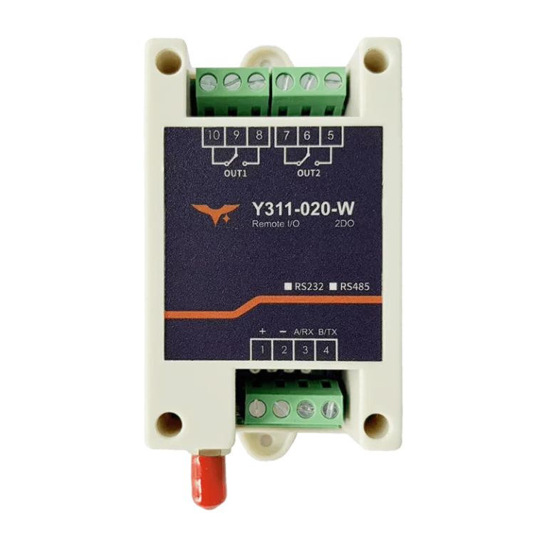 Remote I/O module with 8DI/8DO and Ethernet port