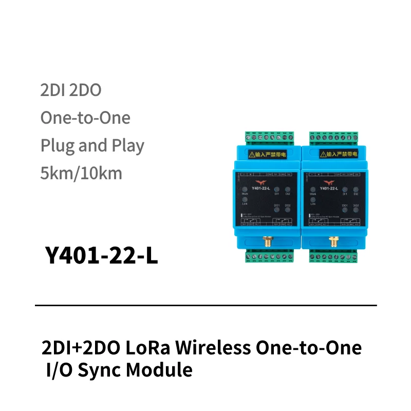 Point-to-Point I/O Sync modules with 2 digital input & 2 relay output